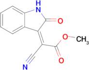 Methyl (2Z)-2-cyano-2-(1,2-dihydro-2-oxo-3H-indol-3-ylidene)acetate