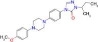 2-(Sec-butyl)-4-(4-(4-(4-methoxyphenyl)piperazin-1-yl)phenyl)-2,4-dihydro-3H-1,2,4-triazol-3-one