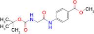 Methyl 4-(2-((tert-butoxycarbonyl)amino)acetamido)benzoate