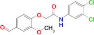 N-(3,4-dichlorophenyl)-2-(4-formyl-2-methoxyphenoxy)acetamide