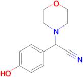 2-(4-Hydroxyphenyl)-2-morpholinoacetonitrile