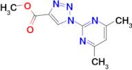 Methyl 1-(4,6-dimethylpyrimidin-2-yl)-1H-1,2,3-triazole-4-carboxylate