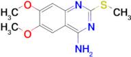6,7-Dimethoxy-2-(methylthio)quinazolin-4-amine
