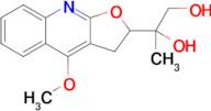 2-(4-Methoxy-2,3-dihydrofuro[2,3-b]quinolin-2-yl)propane-1,2-diol