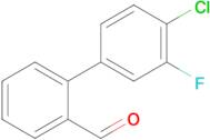 4'-Chloro-3'-fluoro-[1,1'-biphenyl]-2-carbaldehyde