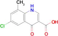 6-Chloro-8-methyl-4-oxo-1,4-dihydroquinoline-3-carboxylic acid