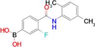 (4-((2,5-Dimethylphenyl)carbamoyl)-3-fluorophenyl)boronic acid