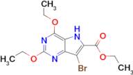 Ethyl 7-bromo-2,4-diethoxy-5H-pyrrolo[3,2-d]pyrimidine-6-carboxylate