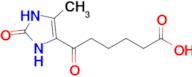 6-(5-methyl-2-oxo-2,3-dihydro-1H-imidazol-4-yl)-6-oxohexanoic acid