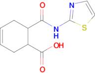 6-(Thiazol-2-ylcarbamoyl)cyclohex-3-ene-1-carboxylic acid