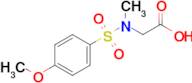 N-((4-methoxyphenyl)sulfonyl)-N-methylglycine