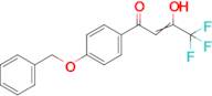 1-[4-(benzyloxy)phenyl]-4,4,4-trifluoro-3-hydroxybut-2-en-1-one