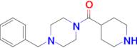 (4-Benzylpiperazin-1-yl)(piperidin-4-yl)methanone