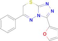 3-(Furan-2-yl)-6-phenyl-7H-[1,2,4]triazolo[3,4-b][1,3,4]thiadiazine