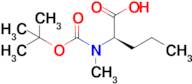 (R)-2-((tert-butoxycarbonyl)(methyl)amino)pentanoic acid