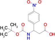 3-((Tert-butoxycarbonyl)amino)-3-(4-nitrophenyl)propanoic acid