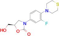 (R)-3-(3-fluoro-4-thiomorpholinophenyl)-5-(hydroxymethyl)oxazolidin-2-one