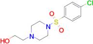 2-(4-((4-Chlorophenyl)sulfonyl)piperazin-1-yl)ethan-1-ol