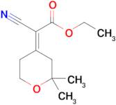 Ethyl (2Z)-2-cyano-2-(tetrahydro-2,2-dimethyl-4H-pyran-4-ylidene)acetate