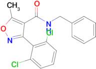 N-benzyl-3-(2,6-dichlorophenyl)-5-methylisoxazole-4-carboxamide