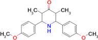 2,6-Bis(4-methoxyphenyl)-3,5-dimethylpiperidin-4-one