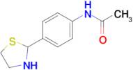 N-(4-(thiazolidin-2-yl)phenyl)acetamide