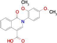 2-(2,4-Dimethoxyphenyl)-1-oxo-1,2-dihydroisoquinoline-4-carboxylic acid