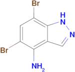 5,7-Dibromo-1H-indazol-4-amine