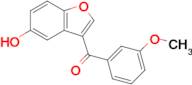 (5-Hydroxybenzofuran-3-yl)(3-methoxyphenyl)methanone