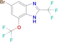 5-bromo-7-(trifluoromethoxy)-2-(trifluoromethyl)-1H-1,3-benzodiazole