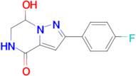 2-(4-Fluorophenyl)-7-hydroxy-6,7-dihydropyrazolo[1,5-a]pyrazin-4(5H)-one