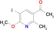 1-(5-Iodo-6-methoxy-2-methylpyridin-3-yl)ethan-1-one