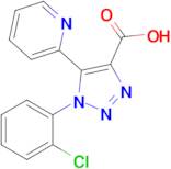 1-(2-Chlorophenyl)-5-(pyridin-2-yl)-1H-1,2,3-triazole-4-carboxylic acid