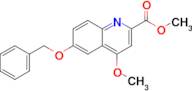 Methyl 6-(benzyloxy)-4-methoxyquinoline-2-carboxylate