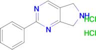 2-Phenyl-6,7-dihydro-5H-pyrrolo[3,4-d]pyrimidine dihydrochloride