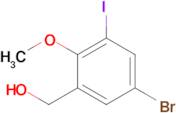 (5-Bromo-3-iodo-2-methoxyphenyl)methanol