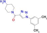 (4-Aminopiperidin-1-yl)(1-(3,5-dimethylphenyl)-1H-1,2,3-triazol-4-yl)methanone