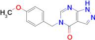 5-[(4-methoxyphenyl)methyl]-1H,4H,5H-pyrazolo[3,4-d]pyrimidin-4-one