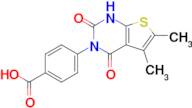 4-(5,6-Dimethyl-2,4-dioxo-1,4-dihydrothieno[2,3-d]pyrimidin-3(2H)-yl)benzoic acid