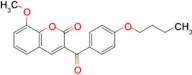 3-(4-Butoxybenzoyl)-8-methoxy-2H-chromen-2-one