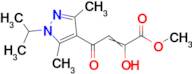 methyl 4-[3,5-dimethyl-1-(propan-2-yl)-1H-pyrazol-4-yl]-2-hydroxy-4-oxobut-2-enoate