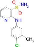 2-((4-Chloro-3-methylphenyl)amino)pyridine-3-sulfonamide