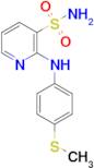 2-((4-(Methylthio)phenyl)amino)pyridine-3-sulfonamide