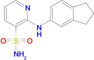 2-((2,3-Dihydro-1H-inden-5-yl)amino)pyridine-3-sulfonamide