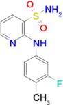 2-((3-Fluoro-4-methylphenyl)amino)pyridine-3-sulfonamide