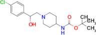 Tert-butyl (1-(2-(4-chlorophenyl)-2-hydroxyethyl)piperidin-4-yl)carbamate