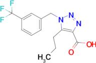 5-Propyl-1-(3-(trifluoromethyl)benzyl)-1H-1,2,3-triazole-4-carboxylic acid