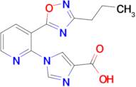 1-(3-(3-Propyl-1,2,4-oxadiazol-5-yl)pyridin-2-yl)-1H-imidazole-4-carboxylic acid