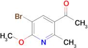 1-(5-Bromo-6-methoxy-2-methylpyridin-3-yl)ethan-1-one