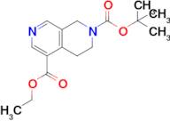 2-(Tert-butyl) 5-ethyl 3,4-dihydro-2,7-naphthyridine-2,5(1H)-dicarboxylate